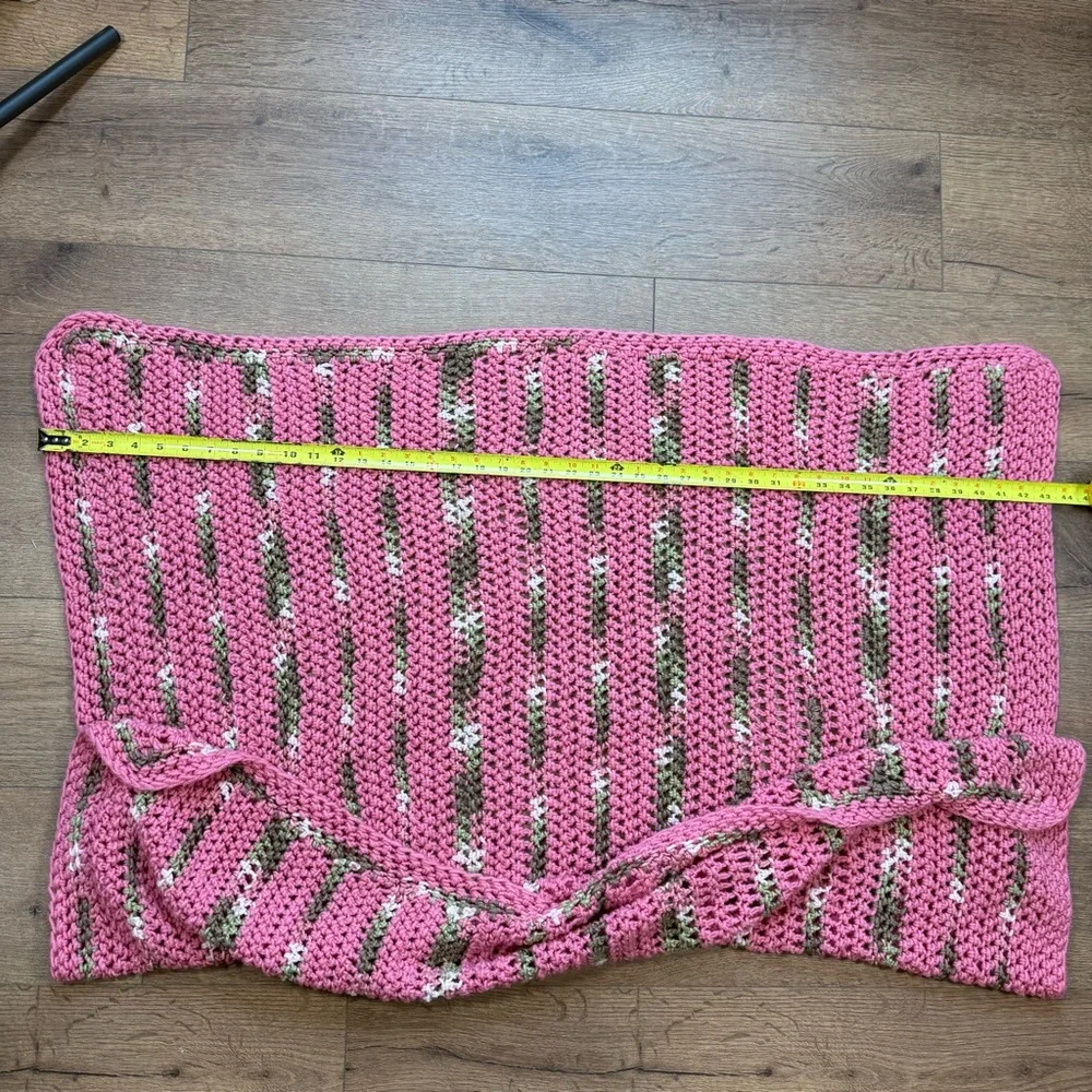 Handmade crochet blanket